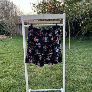 Floral Mini Skirt
